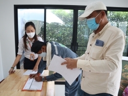 ลงทะเบียนรับเอกสารประกอบการฝึกอบรม		