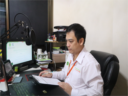 ลงทะเบียนรับเอกสารประกอบการฝึกอบรม