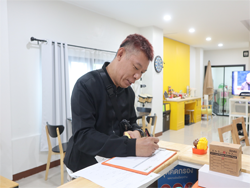 ลงทะเบียนรับเอกสารประกอบการฝึกอบรม