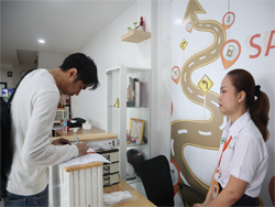 ลงทะเบียนรับเอกสารประกอบการฝึกอบรม