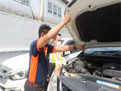 การตรวจสอบและเตรียมความพร้อมของยานพาหนะ