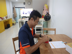 ทดสอบความรู้ก่อน และหลังการฝึกอบรม