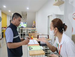 ลงทะเบียนรับเอกสารประกอบการฝึกอบรม