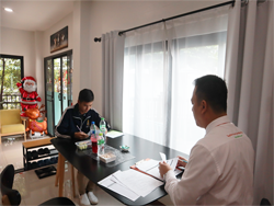 สรุปผลการตรวจประเมินพร้อมให้คำแนะนำรายบุคคล