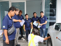 การตรวจสอบสภาพยาง และระบบรองรับน้ำหนัก
