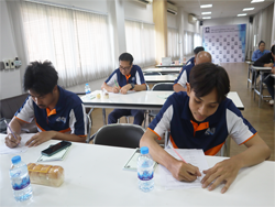 ทดสอบความรู้ก่อน และหลังการฝึกอบรม