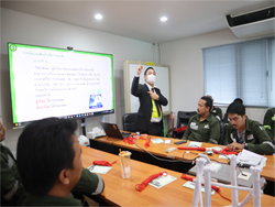 การใช้สัญญาณมือสื่อสารเมื่อปฎิบัติงานกับปั้นจั่น