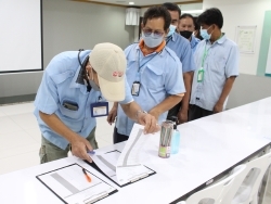 ลงทะเบียนรับเอกสารประกอบการฝึกอบรม