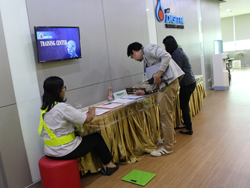 ลงทะเบียนรับเอกสารประกอบการฝึกอบรม