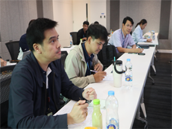 ลงทะเบียนรับเอกสารประกอบการฝึกอบรม