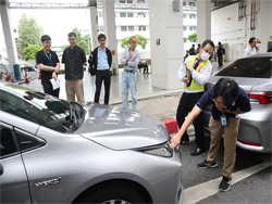 การตรวจสอบความปลอดภัยรอบตัวรถก่อนการเดินทาง