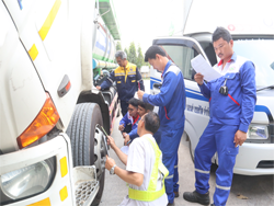 การตรวจสอบสภาพยาง และระบบรองรับน้ำหนัก