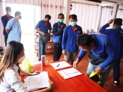 ลงทะเบียนรับเอกสารประกอบการฝึกอบรม		