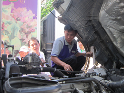การตรวจสอบและบำรุงรักษารถบรรทุก 6-10 ล้อ