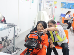 ฝึกและทดสอบปฏิกิริยาการตอบสนองในสถานการณ์ฉุกเฉิน		