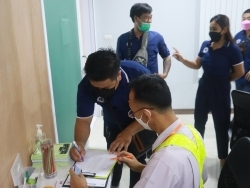 ลงทะเบียนรับเอกสารประกอบการฝึกอบรม		