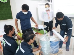 การเสริมความแข็งแรงของบรรจุภัณฑ์ด้วยเทปพลาสติก		