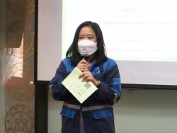 ผู้แทนหน่วยงานกล่าวทักทายพร้อมกล่าวถึงวัตถุประสงค์