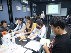 ทดสอบความรู้ก่อน และหลังการฝึกอบรม