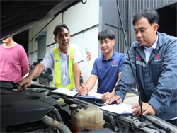 การตรวจสอบ และเตรียมความพร้อมของยานพาหนะประจำวัน