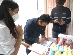 ลงทะเบียนทดสอบความรู้ก่อน และหลังการฝึกอบรม		