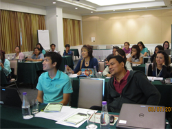บรรยากาศการฝึกอบรม