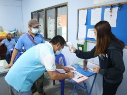 ลงทะเบียนรับเอกสารประกอบการฝึกอบรม