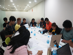 ทดสอบความรู้ก่อน และหลังการฝึกอบรม