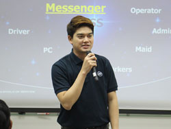 กล่าวต้อนรับพร้อมเปิดการฝึกอบรมโดยทีมงานฝึกอบรม