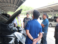 การตรวจสอบและเตรียมความพร้อมของยานพาหนะ