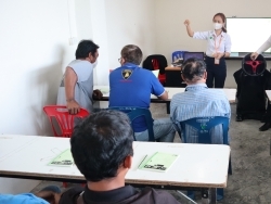 กล่าวต้อนรับพร้อมแนะนำวิทยากรและกิจกรรมฝึกอบรม
