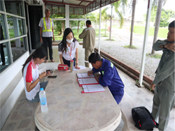 ลงทะเบียนทดสอบความรู้ก่อน และหลังการฝึกอบรม