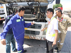 ปฏิบัติการณ์ตรวจสอบและเตรียมความพร้อมของยานพาหนะก่อนการเดินทาง