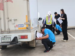 การตรวจสอบสภาพยางและระบบรองรับน้ำหนักบรรทุกเบื้องต้น