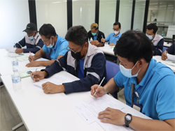 ทดสอบความรู้ก่อน และหลังการฝึกอบรม