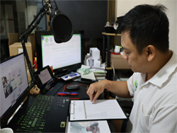 ลงทะเบียนรับเอกสารประกอบการฝึกอบรม