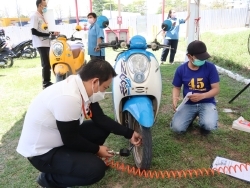 การตรวจสอบสถาพยาง และแรงดันลมยางเบื้องต้น