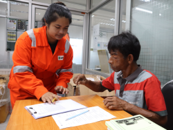 ลงทะเบียนทดสอบความรู้ก่อน และหลังการฝึกอบรม