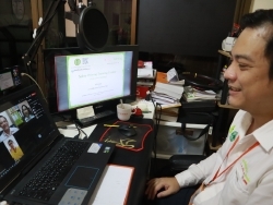 กล่าวต้อนรับพร้อมแนะนำวิธีการฝึกอบรมแบบ Live Training