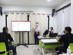 กล่าวต้อนรับพร้อมแนะนำสถานที่ฝึกอบรม และกิจกรรม