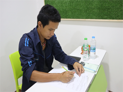 ทดสอบความรู้ก่อน และหลังการฝึกอบรม