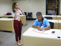 ลงทะเบียนรับเอกสารประกอบการฝึกอบรม