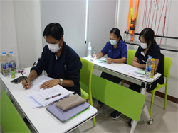 ทดสอบความรู้ก่อน และหลังการฝึกอบรม