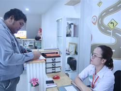 ลงทะเบียนรับเอกสารประกอบการฝึกอบรม