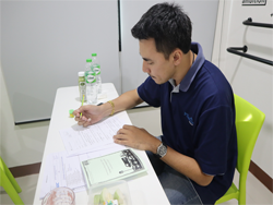 ทดสอบความรู้ก่อน และหลังการฝึกอบรม
