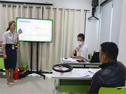 บทสนทนาภายในห้องโดยสารที่ใช้บ่อยครั้งในงานบริการ