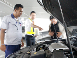 การตรวจสอบ และบำรุงรักษารถยนต์เบื้องต้นและการเตรียมความพร้อมก่อนการเดินทาง