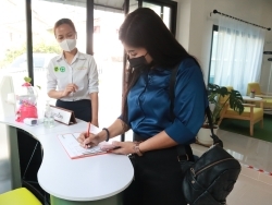 ลงทะเบียนทดสอบความรู้ก่อน และหลังการฝึกอบรม		