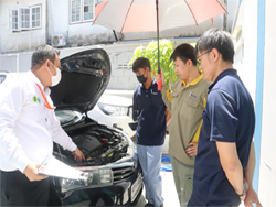 การตรวจสอบและเตรียมควาพร้อมของยานพาหนะก่อนการเดินทาง