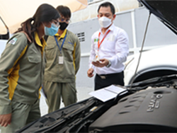 การตรวจสอบและเตรียมความพร้อมของยานพาหนะ